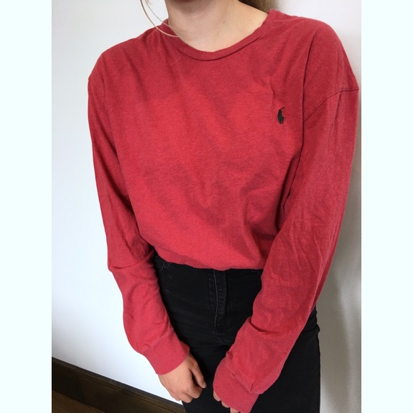 Ralph Lauren - Red Long Sleeve Shirt - Men's XL - Picture 5 of 6